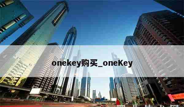 onekey购买_oneKey