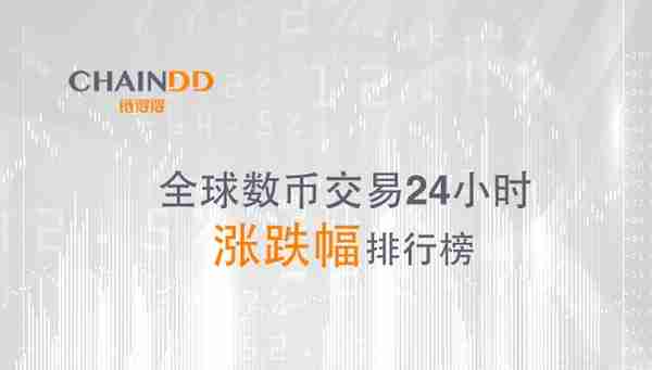 「得得涨跌榜」数字货币市场整体涨跌幅较大，ExchangeN涨幅186.07%排名第一｜6月9日