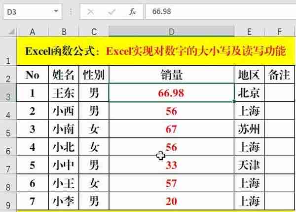 数字和金额大写的3个超级技巧都不掌握，还怎么成为Excel达人？