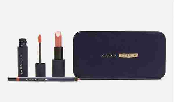 Zara近日首次推出多色唇膏，正式进军彩妆界