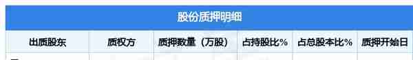 重庆建工（600939）股东重庆建工投资控股有限责任公司质押1.62亿股，占总股本8.52%