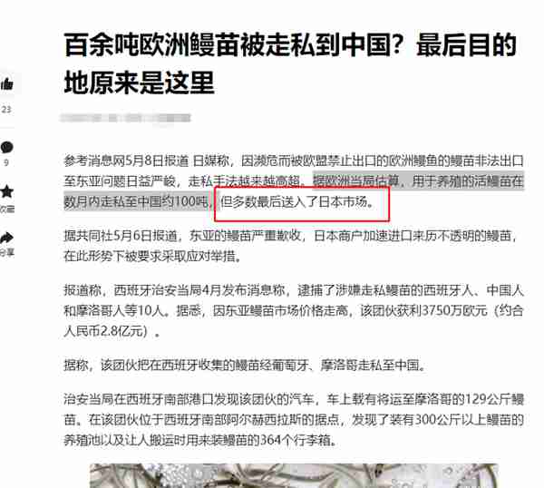 海中“软黄金”鳗鱼苗，一克能卖600元！为什么它比黄金还贵？