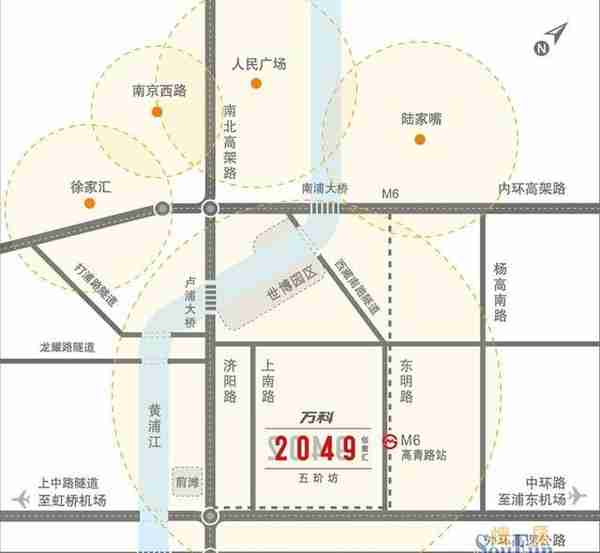 2020年4月上海市三林商圈写字楼市场租赁情况