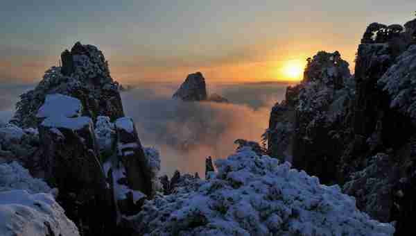 看雪不用去东北？安徽这座神山人少景美，门票便宜，还能泡温泉