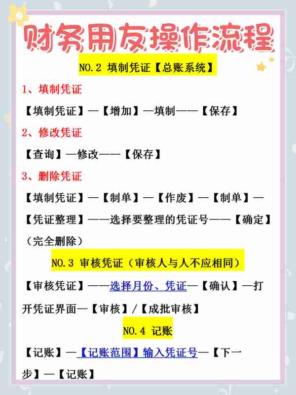 财务用友你会操作吗？收好这用友操作流程，新手会计也能轻松上手