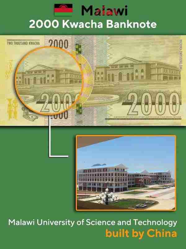 外国纸币上的这些图案，出自“中国建造”
