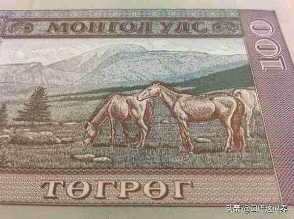 蒙古2000年版的100图格里克