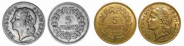 二战时期参战国的硬币：法国篇—没有了自由只有工作