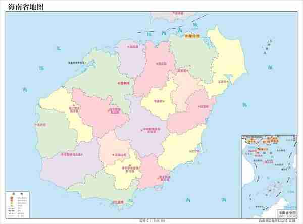 海南省城市规模划定：1个大城市，1个中等城市，7个小城市